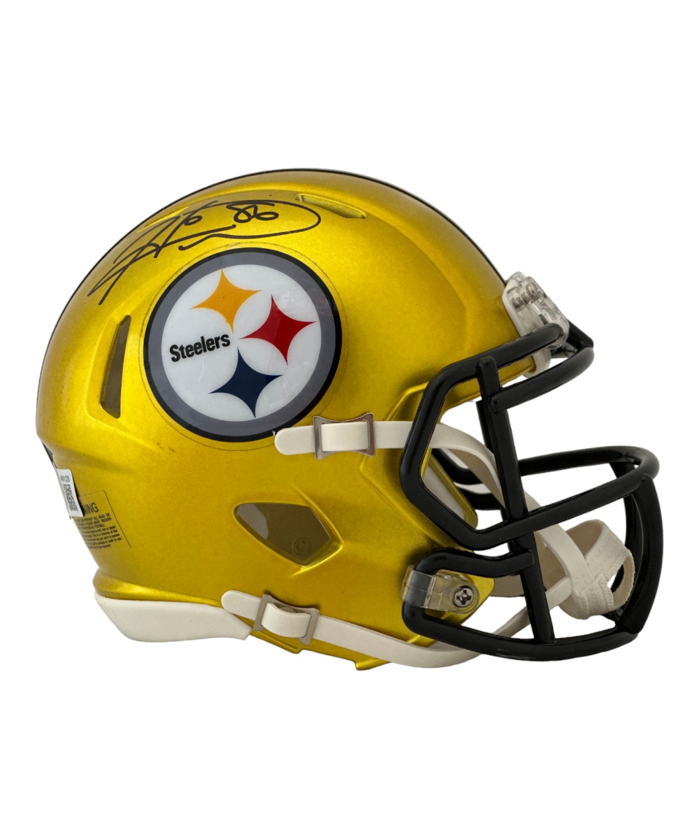 Hines Ward Signed Pittsburgh Steelers Flash Mini Helmet VSR4 Beckett