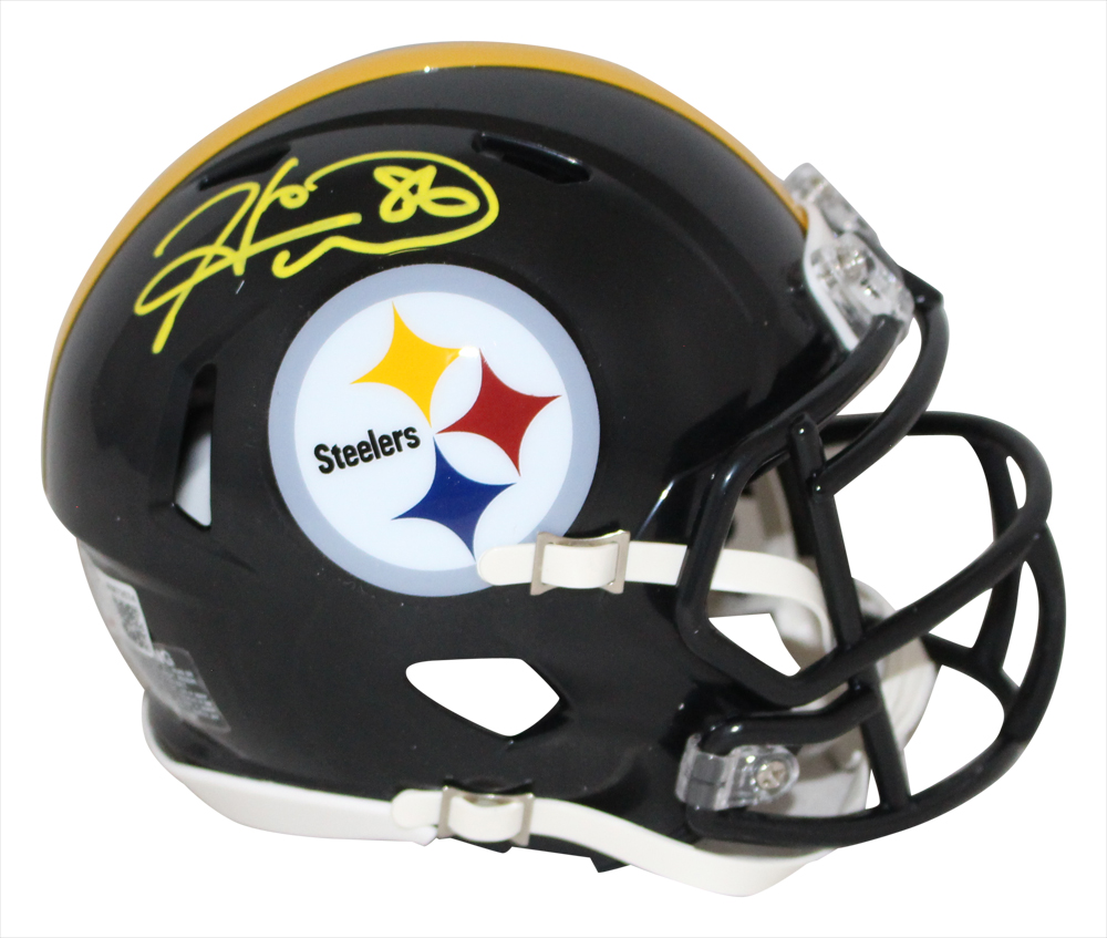 Hines Ward Autographed Pittsburgh Steelers Speed Mini Helmet Beckett