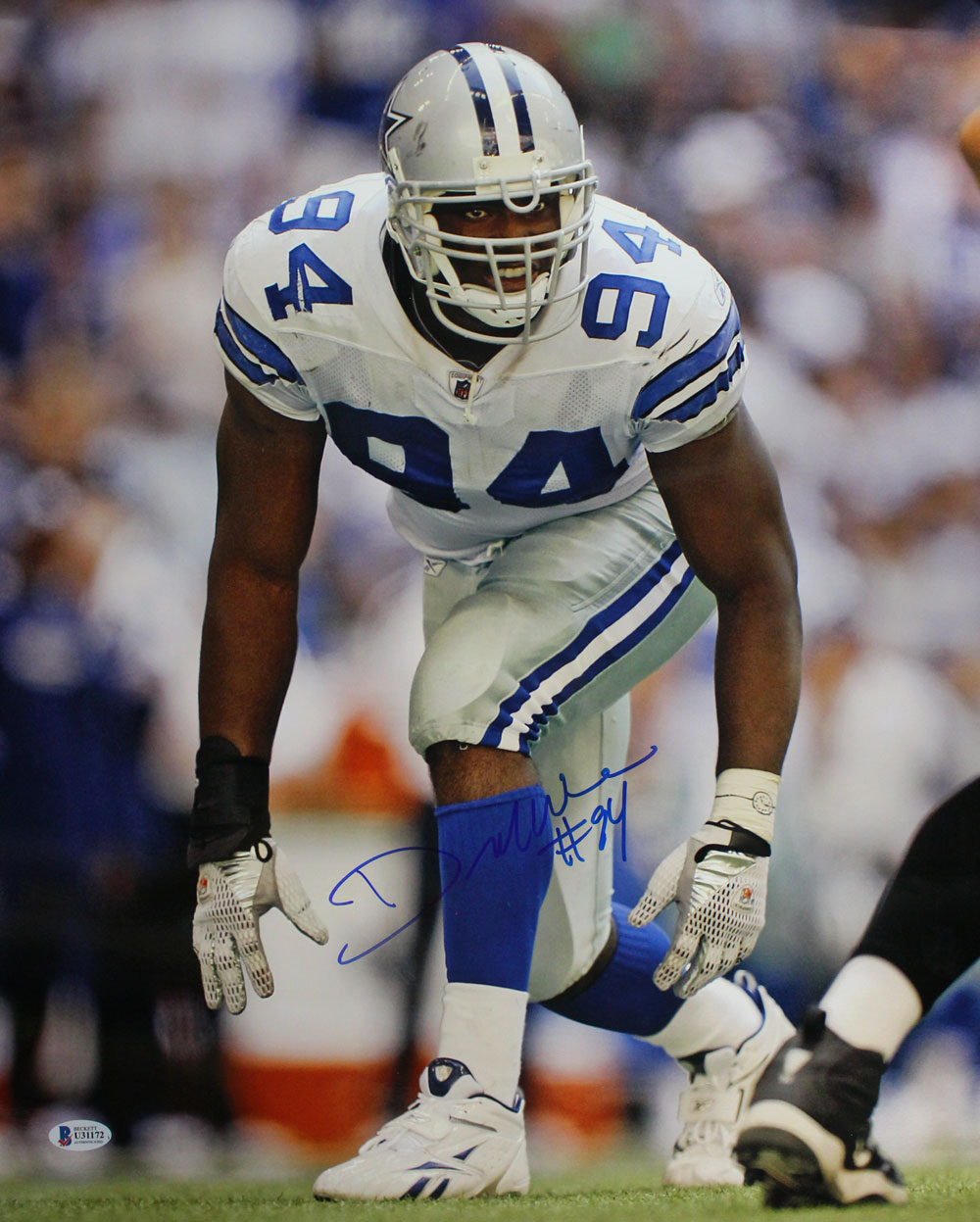 Demarcus Ware Autographed/Signed Dallas Cowboys 16x20 Photo BAS 29293