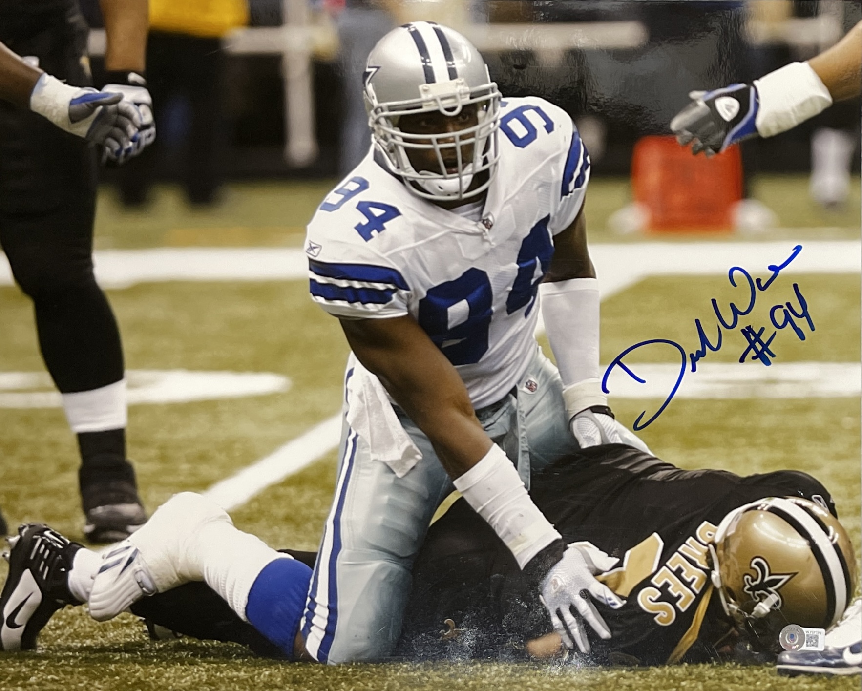 Demarcus Ware Autographed/Signed Dallas Cowboys 16x20 Photo Beckett