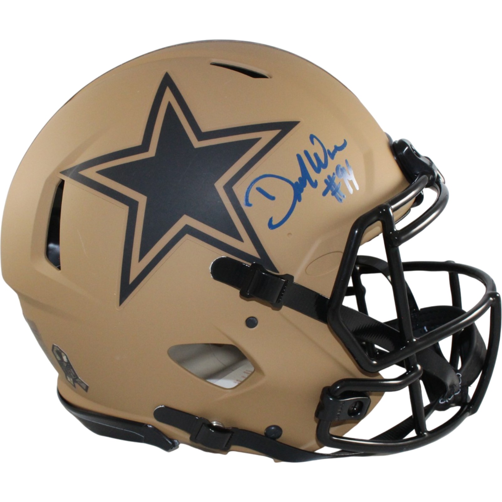 Demarcus Ware Autographed Dallas Cowboys Authentic 23 STS Helmet Beckett 56347