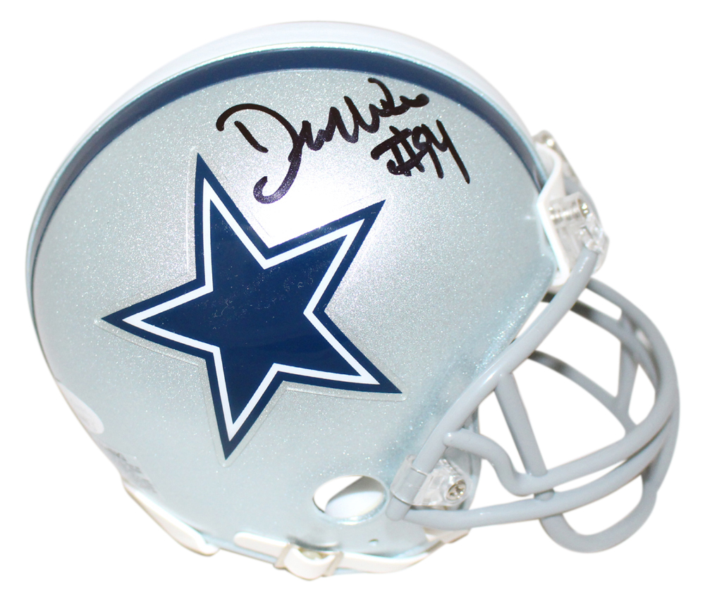 Demarcus Ware Autographed/Signed Dallas Cowboys Mini Helmet JSA 24633