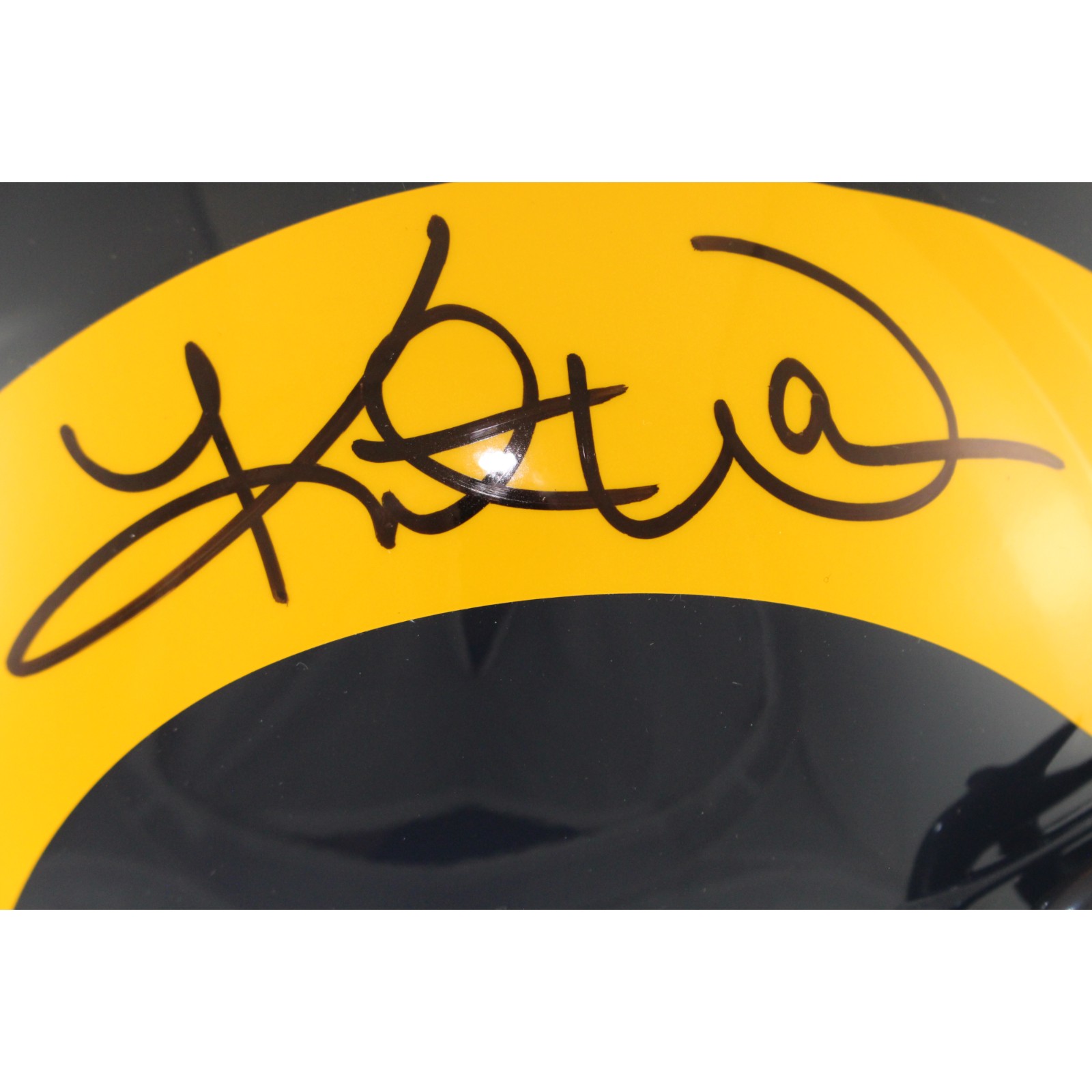 Kurt Warner Autographed Saint Louis Rams Authentic TB Helmet Beckett W 51795 2 Kurt Warner Autographed Saint Louis Rams Authentic TB Helmet Beckett W 51795
