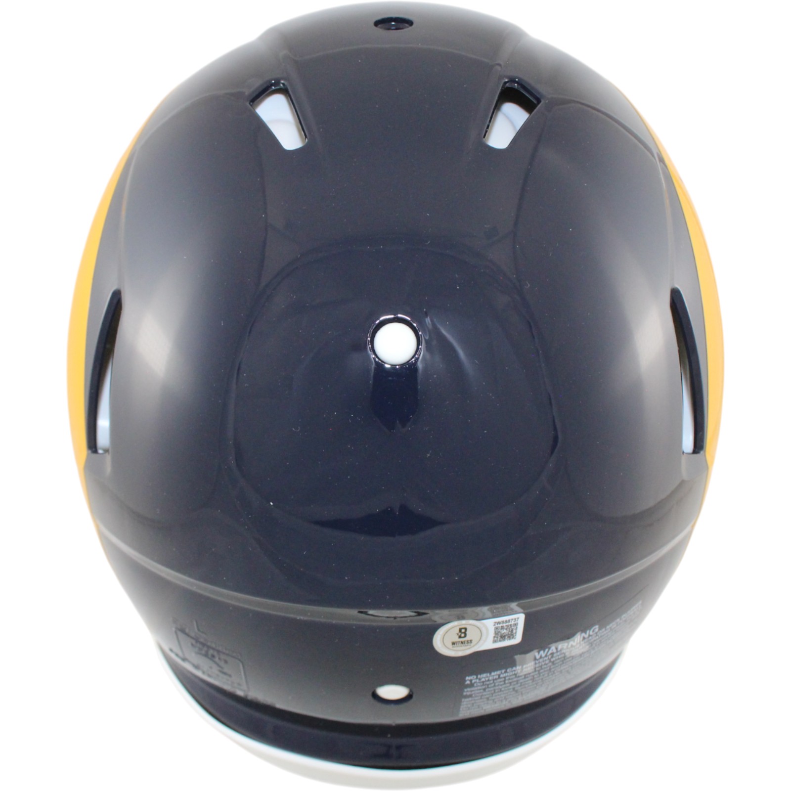 Kurt Warner Autographed Saint Louis Rams Authentic TB Helmet Beckett W 51795 3 Kurt Warner Autographed Saint Louis Rams Authentic TB Helmet Beckett W 51795