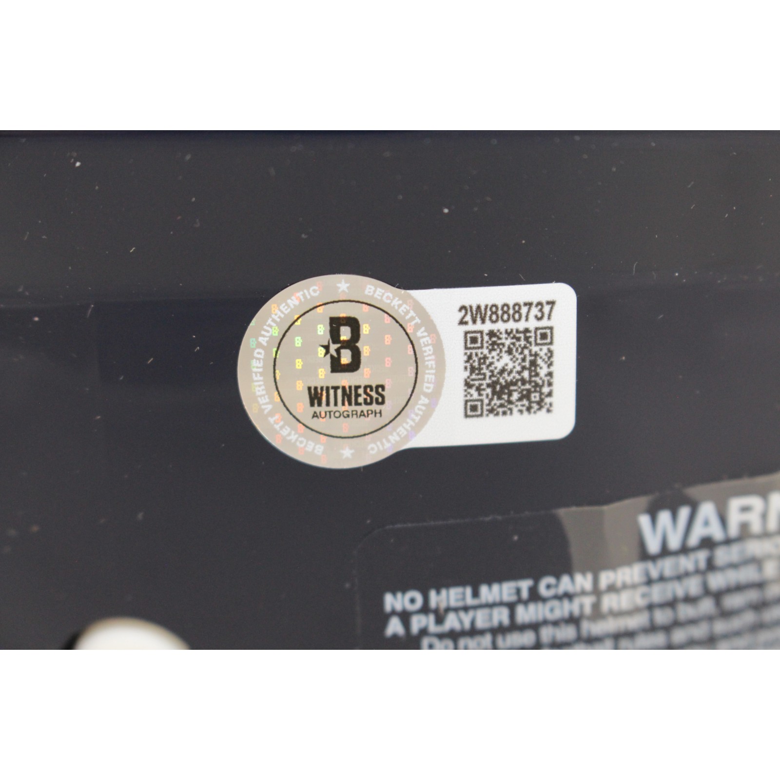 Kurt Warner Autographed Saint Louis Rams Authentic TB Helmet Beckett W 51795 4 Kurt Warner Autographed Saint Louis Rams Authentic TB Helmet Beckett W 51795