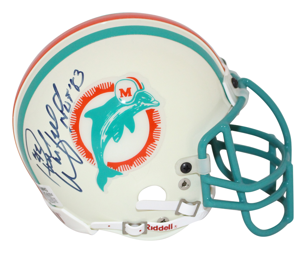 Paul Warfield Autographed Miami Dolphins Authentic Mini Helmet Beckett