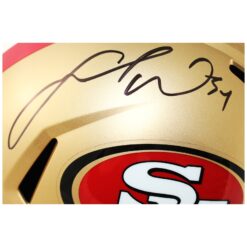 Fred Warner Autographed/Signed San Francisco 49ers F/S Helmet Beckett WIT 53057