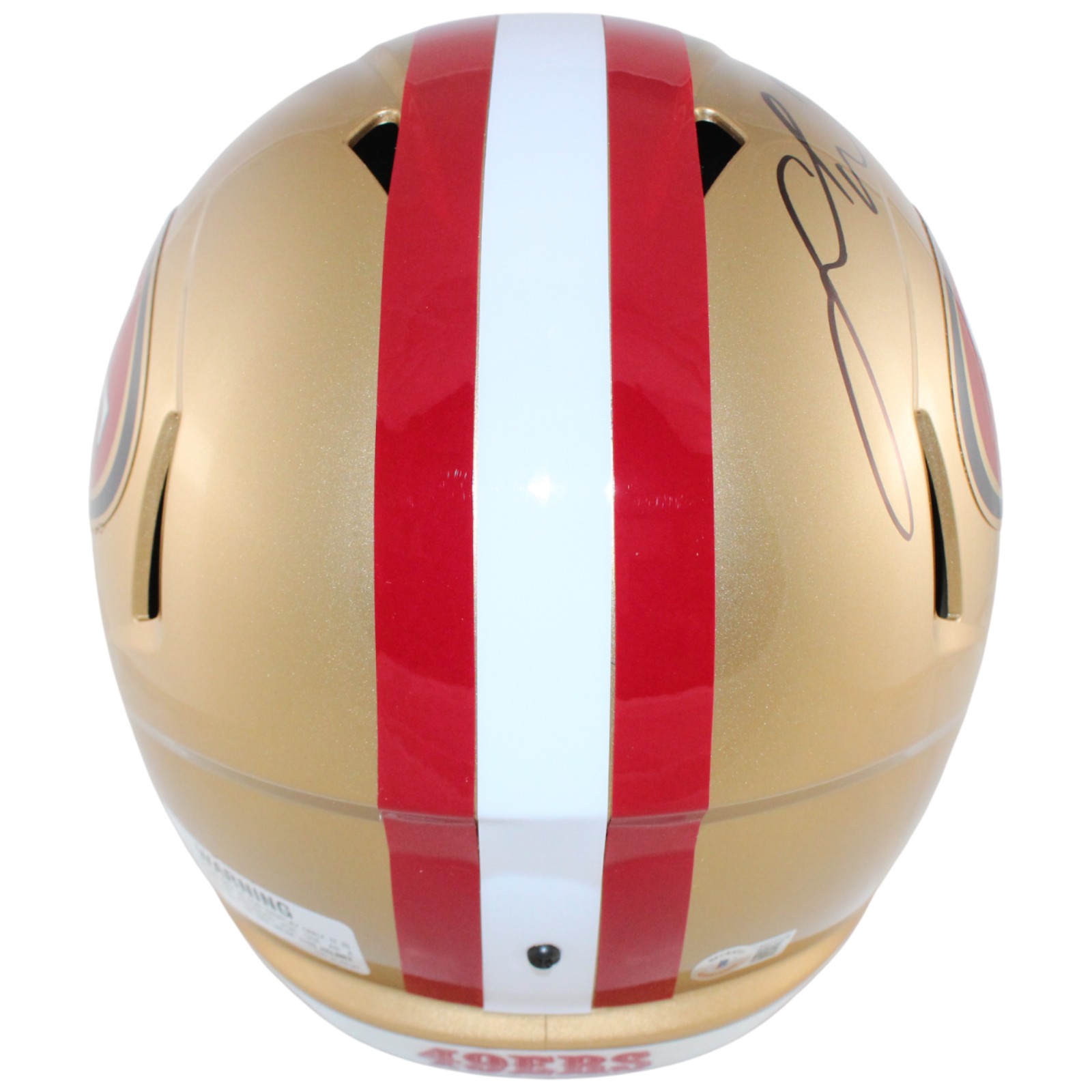 Fred Warner Autographed/Signed San Francisco 49ers F/S Helmet Beckett WIT 53057 4 Fred Warner Autographed/Signed San Francisco 49ers F/S Helmet Beckett WIT 53057