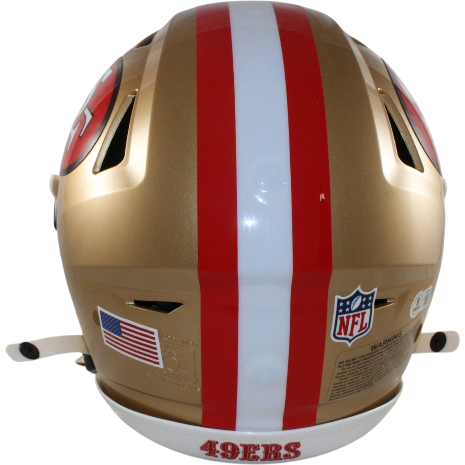 Fred Warner Autographed San Francisco 49ers SpeedFlex TB Helmet Beckett 56482 3 Fred Warner Autographed San Francisco 49ers SpeedFlex TB Helmet Beckett 56482