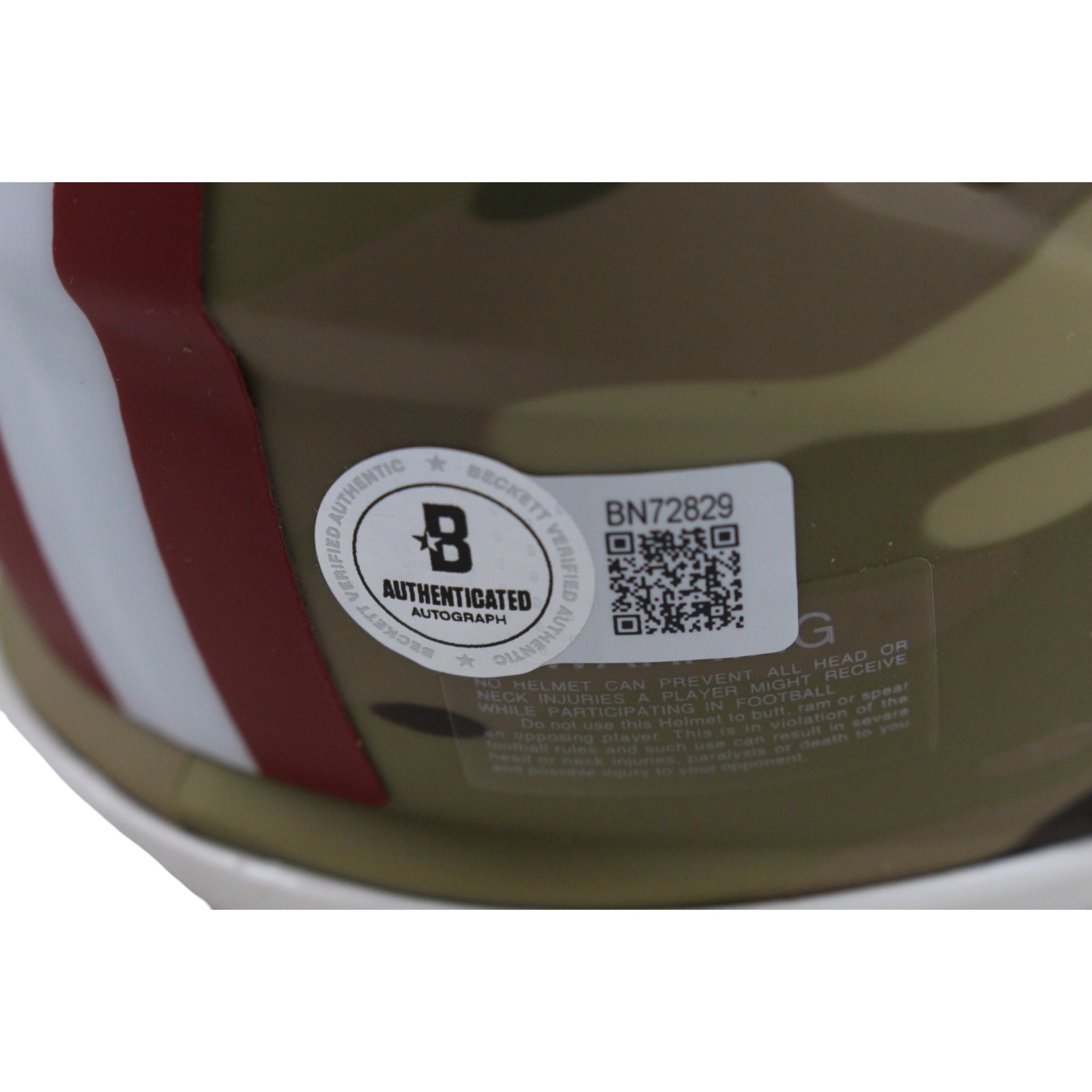 Fred Warner Autographed/Signed San Francisco 49ers Mini Helmet Beckett W 49546 3 Fred Warner Autographed/Signed San Francisco 49ers Mini Helmet Beckett W 49546