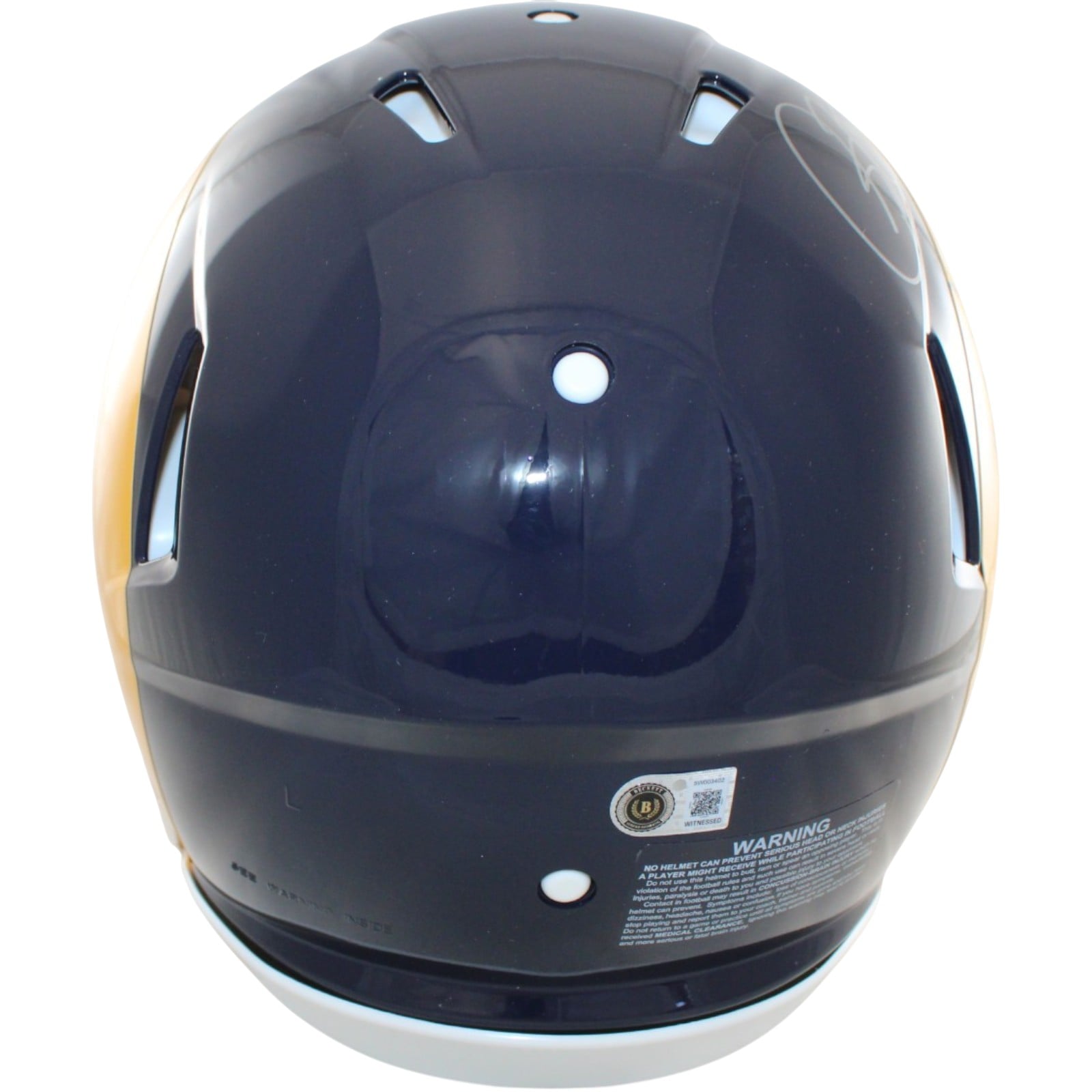 Warner Holt Faulk Bruce Signed St Warner Holt Faulk Bruce Signed St. Louis Rams Proline Helmet 81 TB BAS 58602