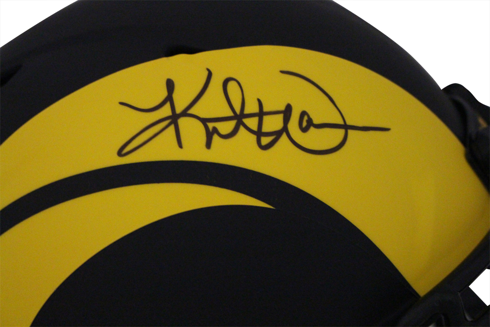 Kurt Warner Autographed St Louis Rams F/S Eclipse Speed Helmet BAS 31130