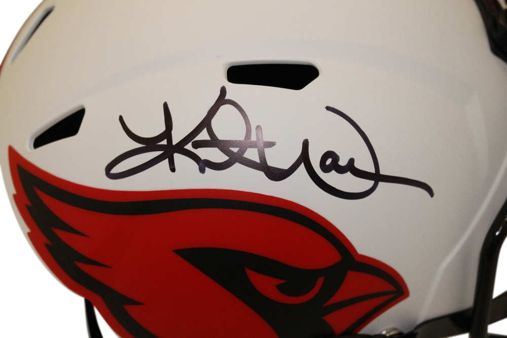 Kurt Warner Autographed Arizona Cardinals F/S Lunar Speed Helmet Beckett