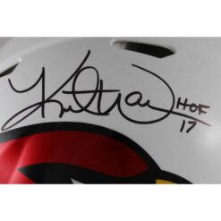 Kurt Warner Autographed Arizona Cardinals Authentic Helmet HOF Beckett 50112