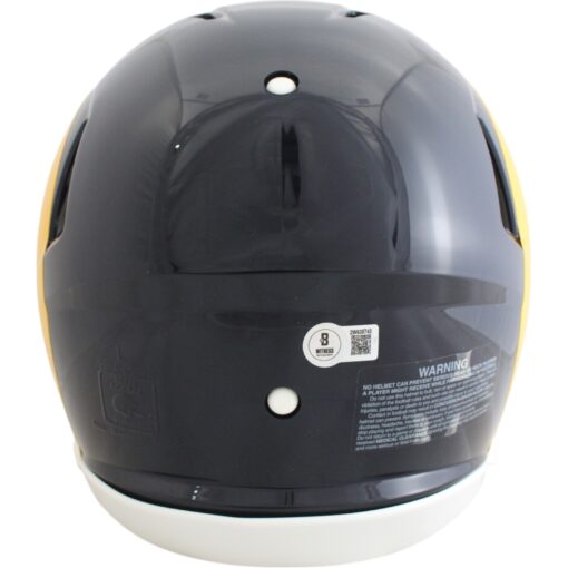 Kurt Warner Autographed St. Louis Rams Authentic TB Helmet Beckett Witness 50087