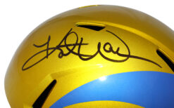 Kurt Warner Signed Los Angeles Rams Spd Flash F/S Helmet BAS