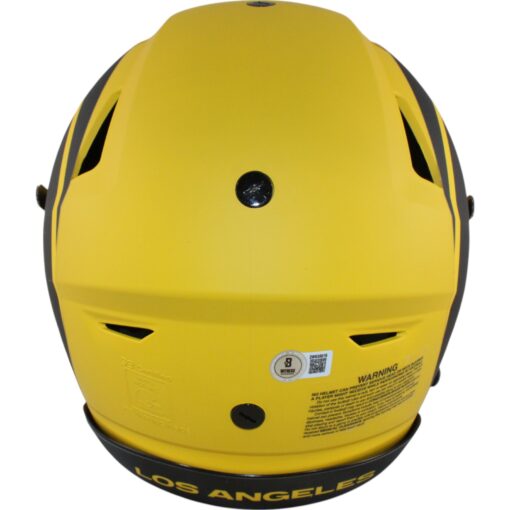 Kurt Warner Autographed Los Angeles Rams SpeedFlex Rave Helmet HOF Beckett 50091
