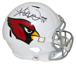 Kurt Warner Autographed/Signed Arizona Cardinals Spd F/S Helmet BAS