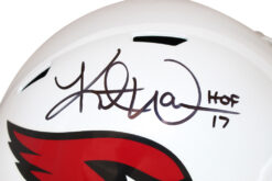 Kurt Warner Autographed/Signed Arizona Cardinals Spd F/S Helmet BAS