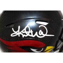 Kurt Warner Signed Arizona Cardinals 22 Alt Speed Mini Helmet Beckett