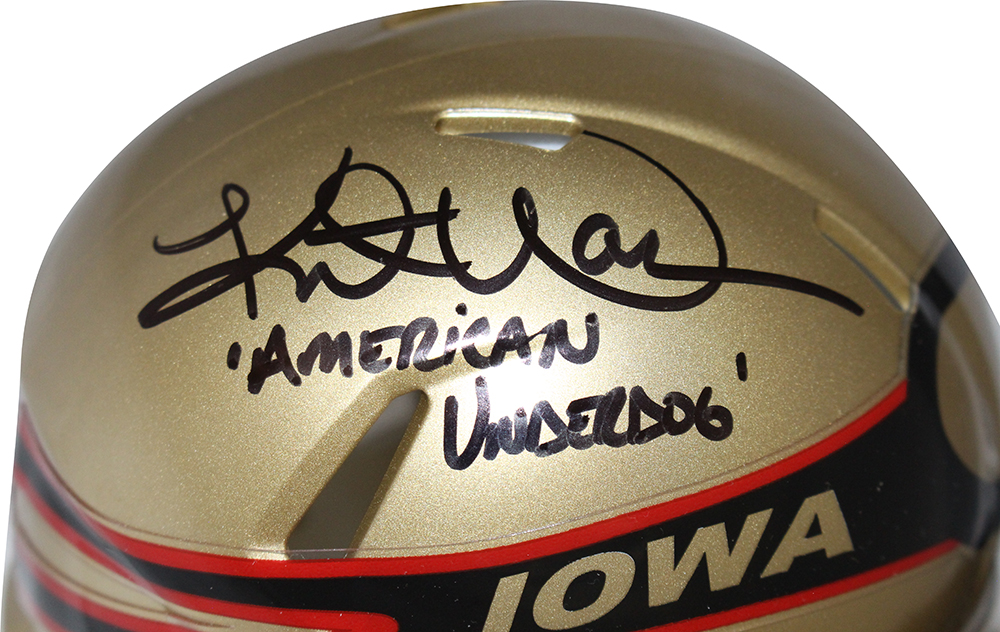 Kurt Warner Autographed/Signed Iowa Barnstormers Mini Helmet Beckett