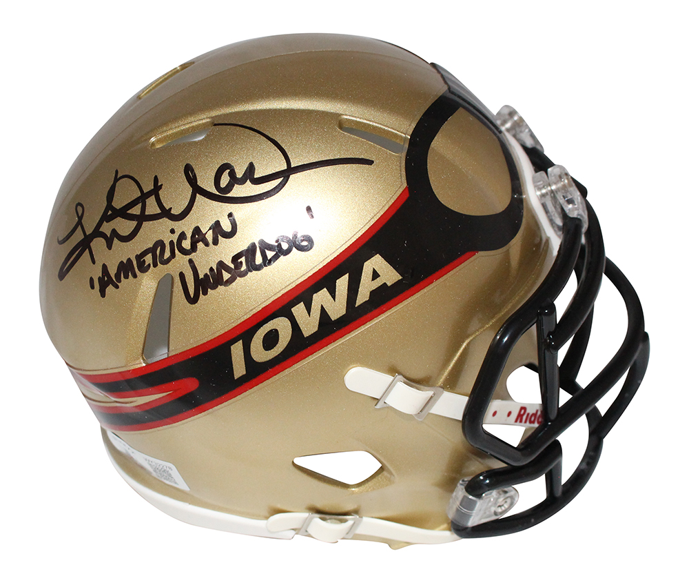 Kurt Warner Autographed/Signed Iowa Barnstormers Mini Helmet Beckett