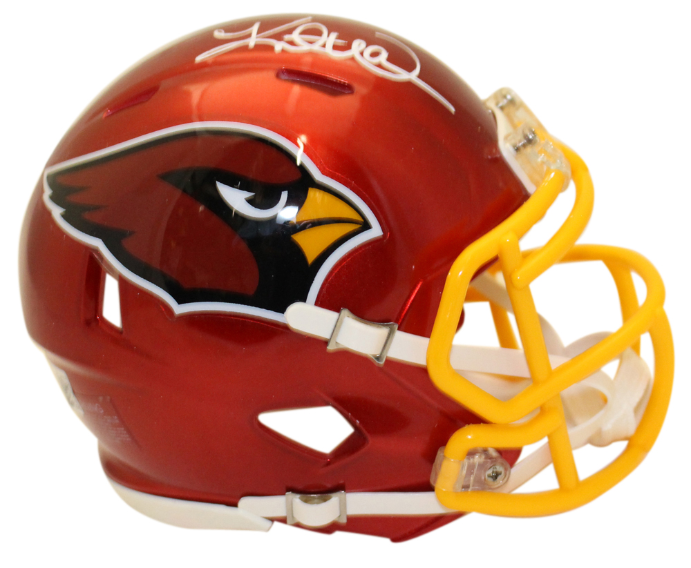 Kurt Warner Autographed Arizona Cardinals Flash Mini Helmet Beckett