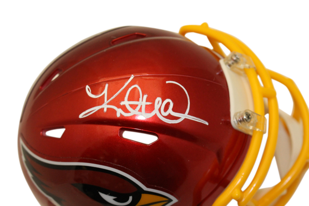 Kurt Warner Autographed Arizona Cardinals Flash Mini Helmet Beckett