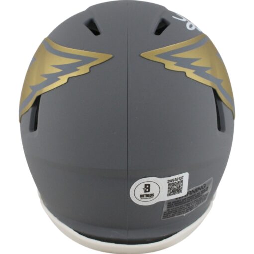 Kurt Warner Autographed/Signed Arizona Cardinals Slate Mini Helmet Beckett 50095