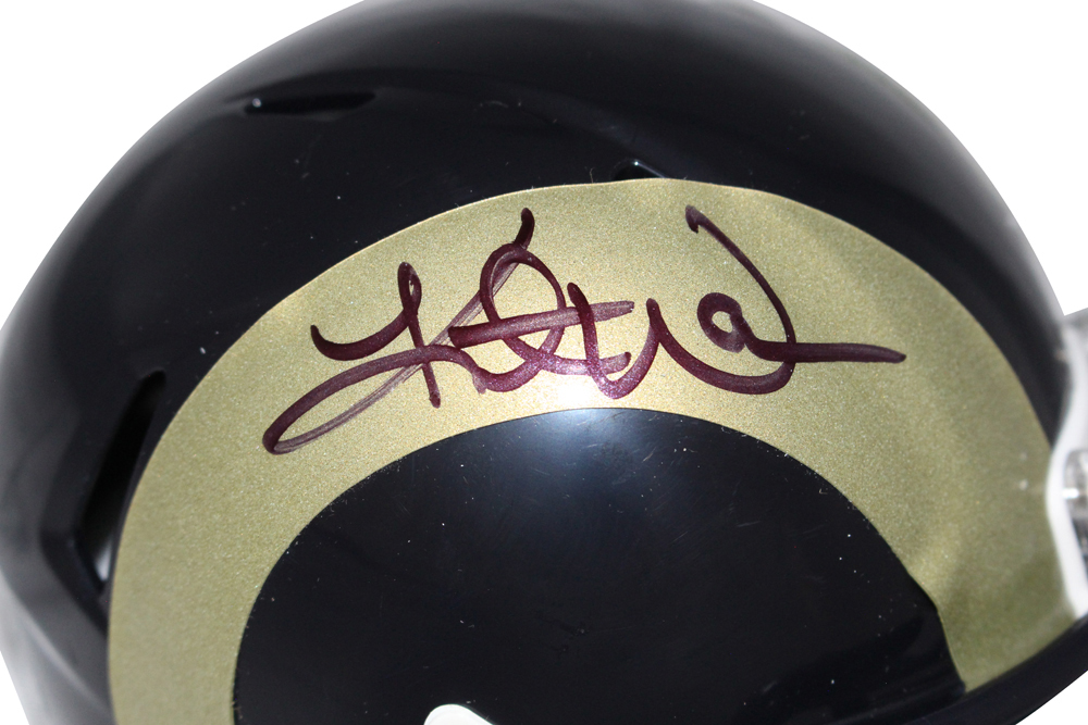 Kurt Warner Autographed/Signed St. Louis Rams TB Spd Mini BAS – Denver  Autographs