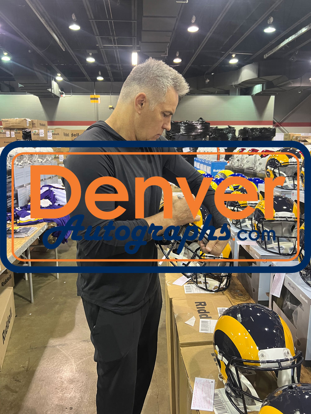 Kurt Warner Autographed Saint Louis Rams Authentic TB Helmet Beckett W 51795 6 Kurt Warner Autographed Saint Louis Rams Authentic TB Helmet Beckett W 51795