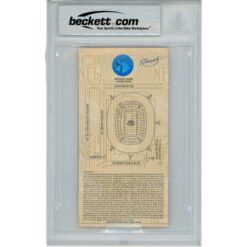 Kurt Warner Autographed St Louis Rams Super Bowl 34 Ticket SB MVP Beckett 50104