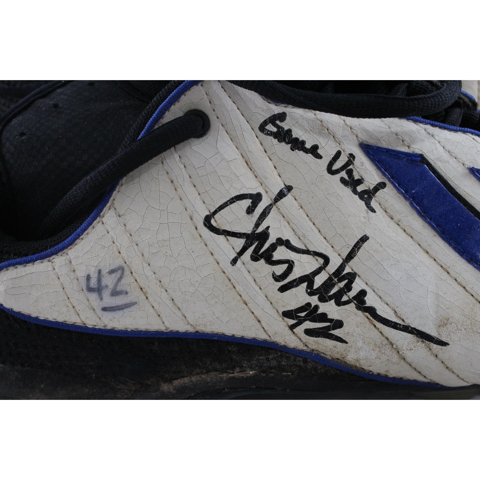 Chris Warren Signed Dallas Cowboys Game Used Sz 13 Adidas Cleats Beckett 54988 2 Chris Warren Signed Dallas Cowboys Game Used Sz 13 Adidas Cleats Beckett 54988