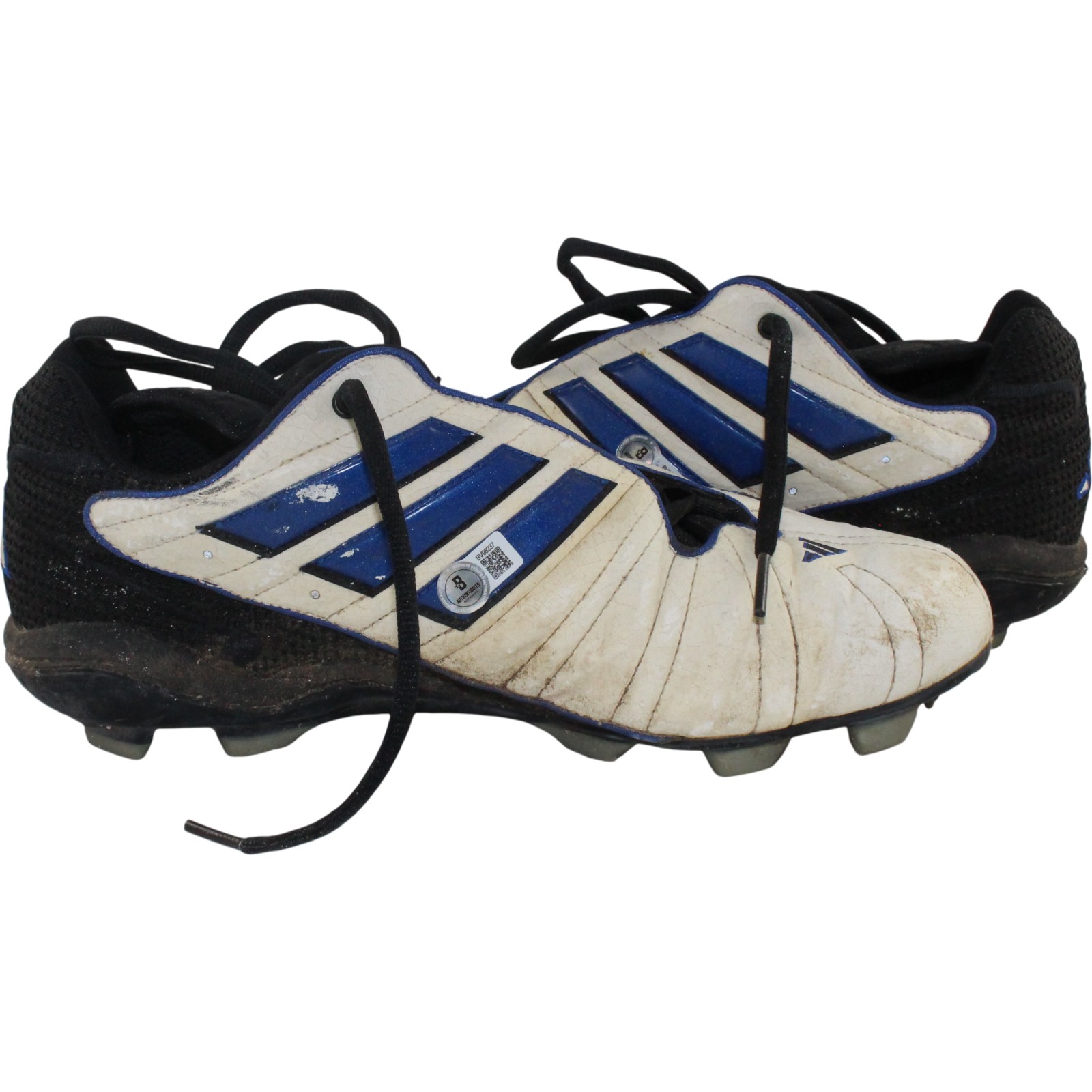 Chris Warren Signed Dallas Cowboys Game Used Sz 13 Adidas Cleats Beckett 54988 6 Chris Warren Signed Dallas Cowboys Game Used Sz 13 Adidas Cleats Beckett 54988