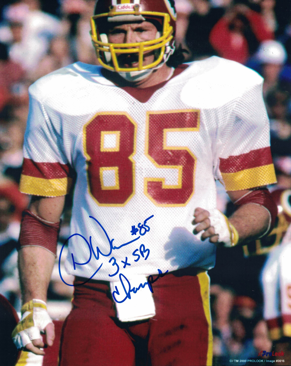 Donnie Warren Autographed Washington Redskins 8x10 Photo Champs 27983