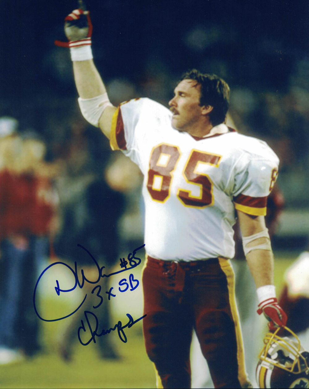 Donnie Warren Autographed/Signed Washington Redskins 8x10 Photo 27985