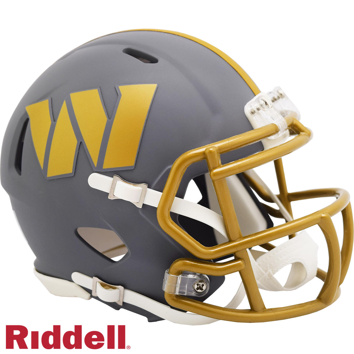Washington Commanders Slate Riddell Mini Helmet New In Box 42152