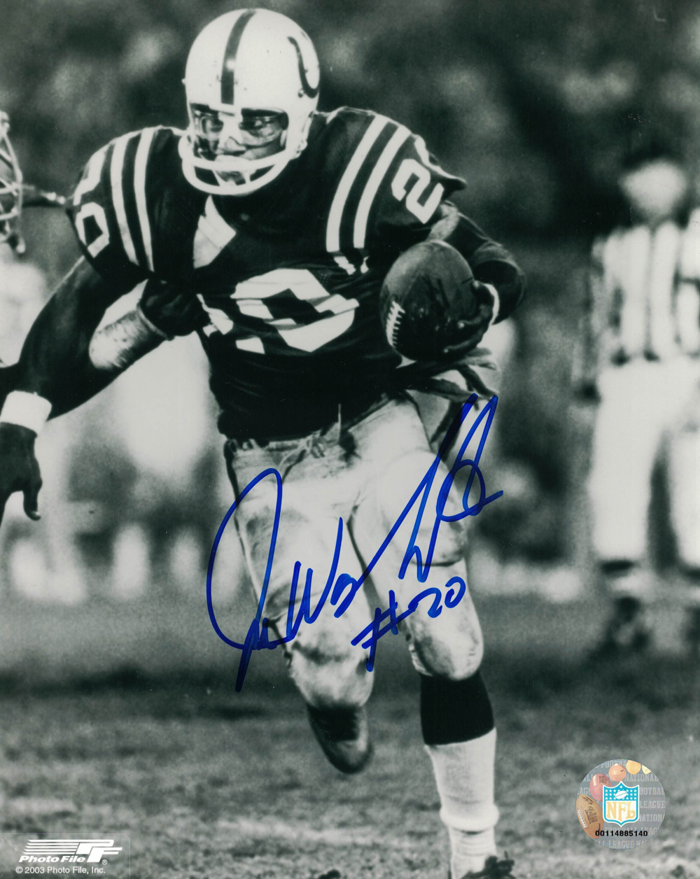 Joe Washington Autographed/Signed Baltimore Colts 8x10 Photo 27989