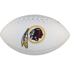 Washington Redskins Unautographed White Logo Football 28828