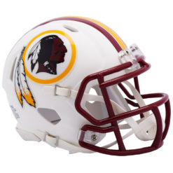 Washington Redskins Full Size White Matte Speed Replica Helmet New In Box 25835