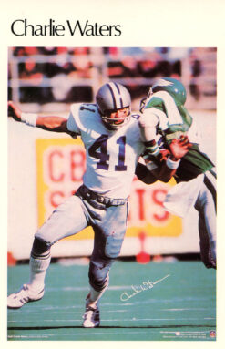Charlie Waters Dallas Cowboys Mini Poster 10/50 Marketcom 46198