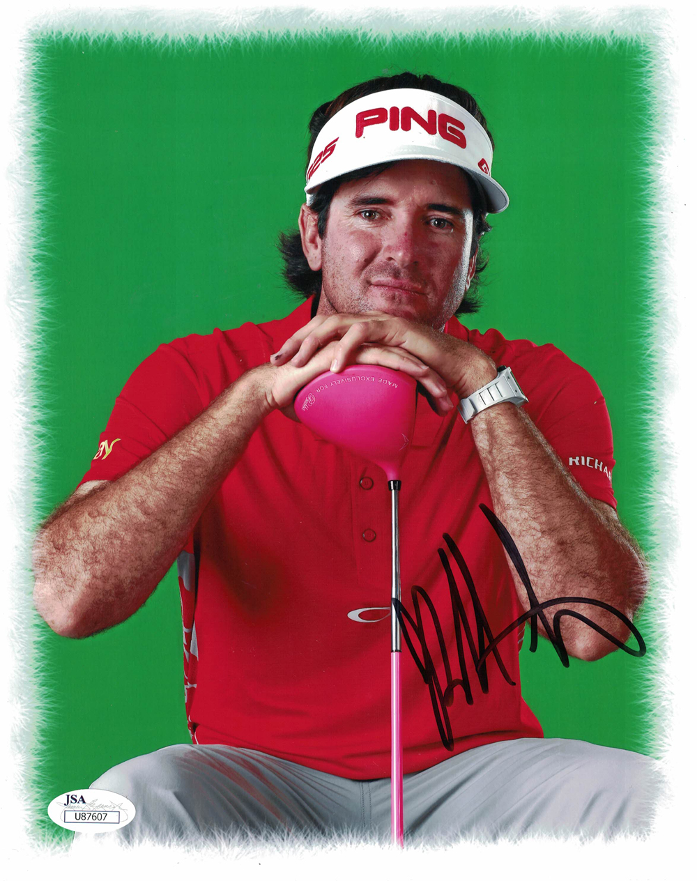 Bubba Watson Autographed/Signed PGA Tour Golf 8x10 Photo JSA 30276