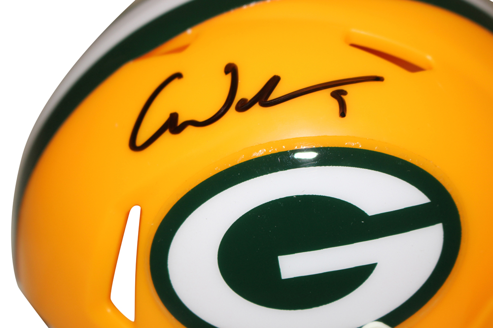 Christian Watson Autographed Green Bay Packers Speed Mini Helmet BAS