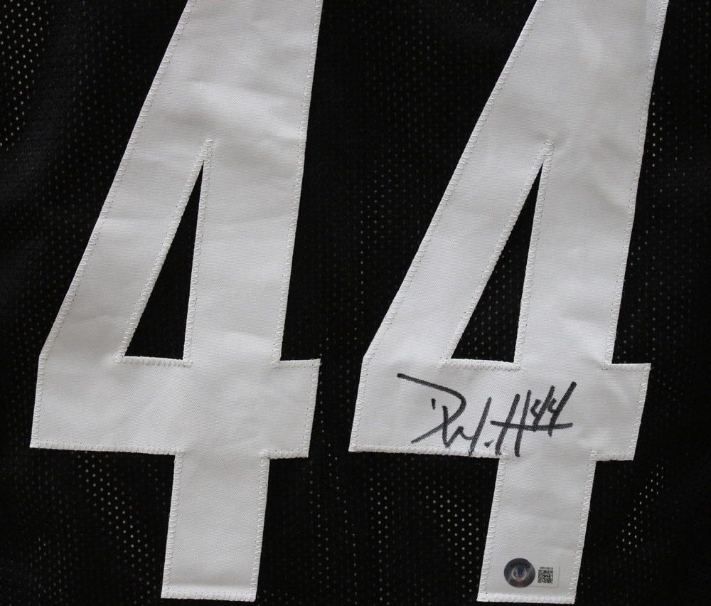 Derek Watt Autographed/Signed Pro Style Black XL Jersey Beckett