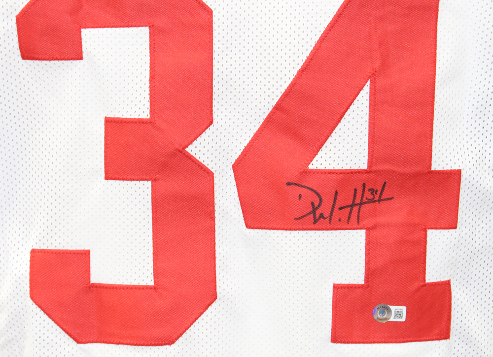 Derek Watt Autographed/Signed Pro Style White XL Jersey Beckett