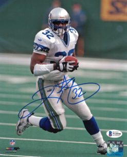 Ricky Watters Autographed/Signed Seattle Seahawks 8x10 Photo BAS 25617 PF