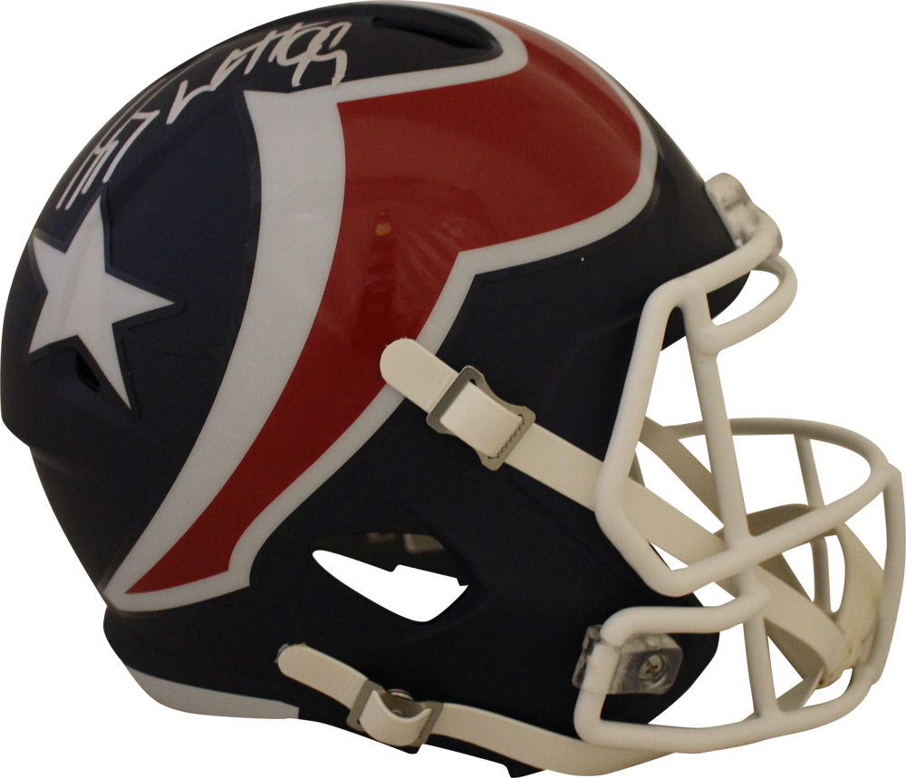 JJ Watt Autographed/Signed Houston Texans F/S AMP Helmet JSA 28993