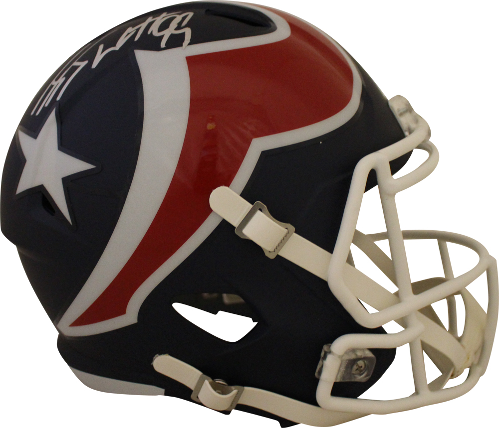 JJ Watt Autographed/Signed Houston Texans F/S AMP Helmet JSA 28993