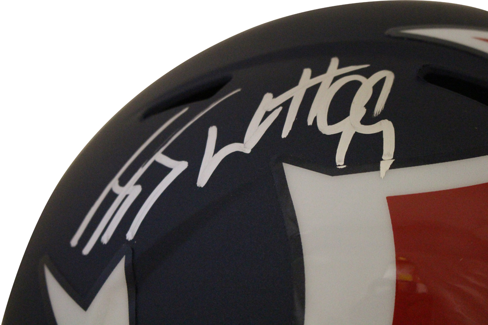 JJ Watt Autographed/Signed Houston Texans F/S AMP Helmet JSA 28993