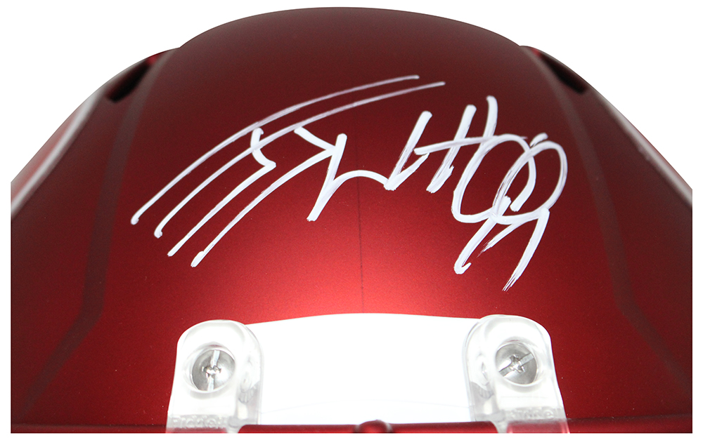 JJ Watt Autographed/Signed Houston Texans F/S Blaze Helmet JSA 21419